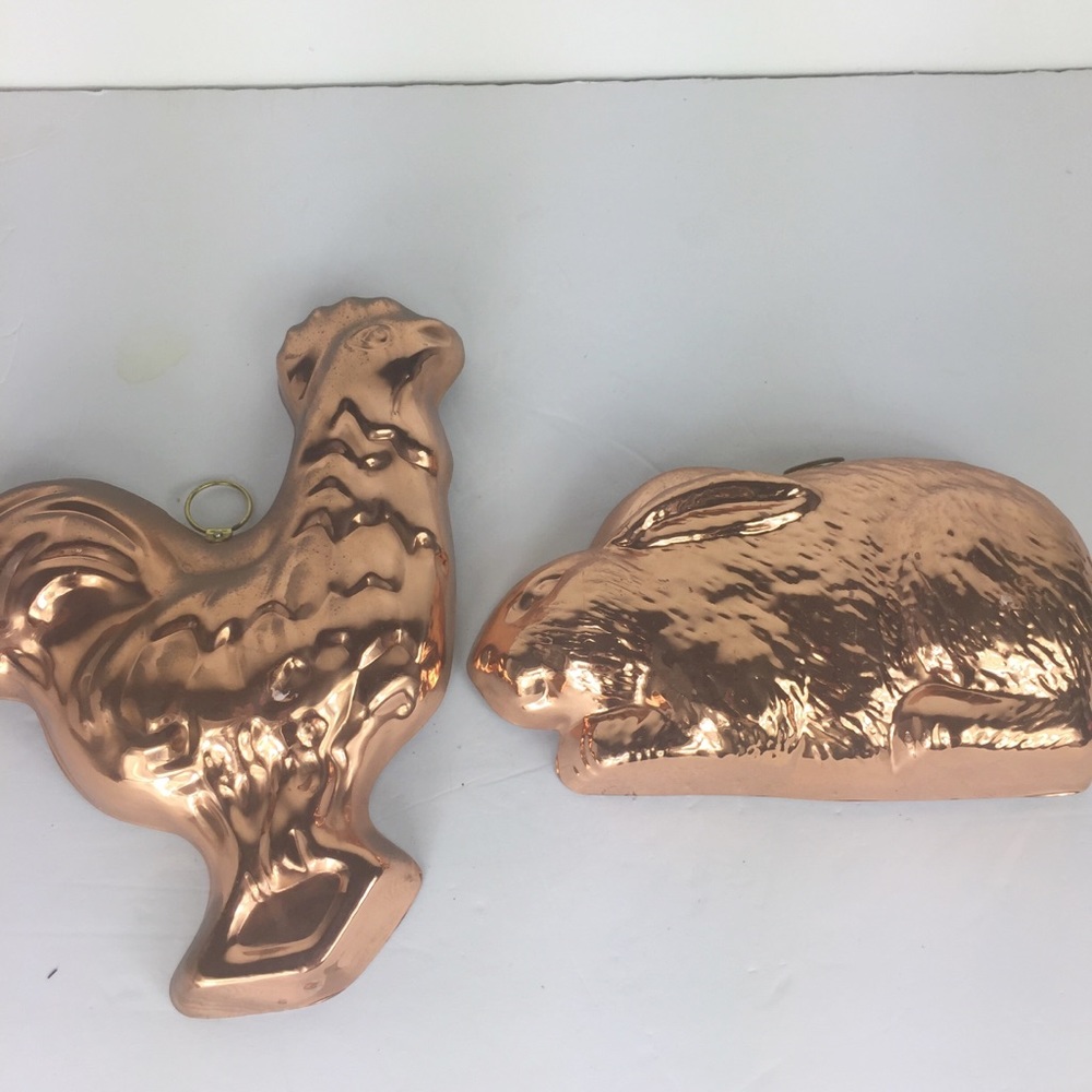 Antique Cooper Jello Molds Animals Wall Art